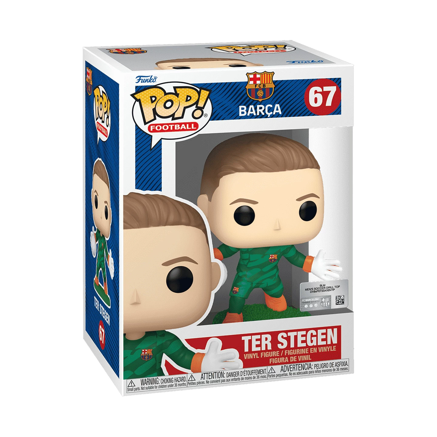 Funko Football La Liga Barcelona Goalkeeper Ter Stegen Merchandise Figurine Ornament Gift - Image 7