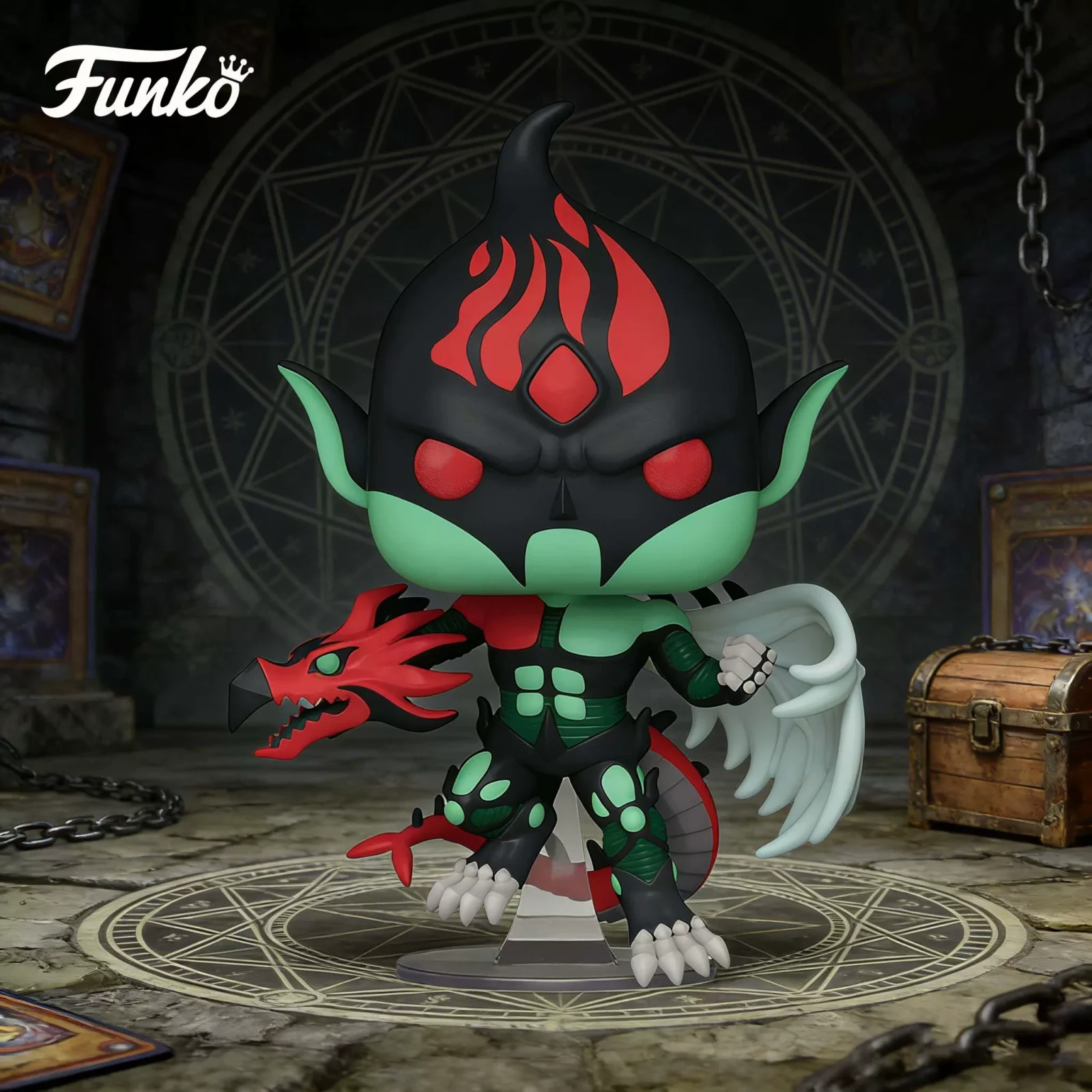 Funko Pop Yu-Gi-Oh! Elemental Hero Flame Winged Person Collectible Figure Trendy Toy Decoration Doll Gift