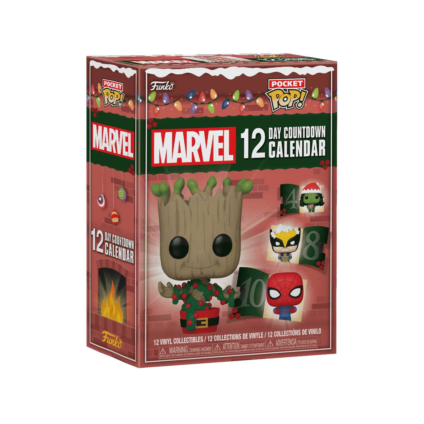 Funko Pop Marvel Groot Wolverine Spider-Man Calendar Blind Box Figure Ornament Doll Gift - Image 7
