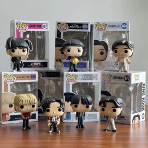 Funko Bts (Bts) Jungkook, Min Yoongi, Kim Seokjin, Kim Namjoon, Park Jimin Figurine Gift
