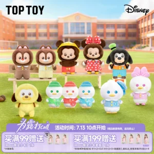 TOPTOY Disney Mickey Family Little Backpack Series Plush Pendant Blind Box Mickey Mouse Donald Duck Gift