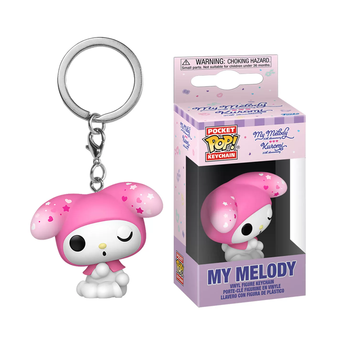 Funko Sanrio Kuromi My Melody 20Th Anniversary Keychain Pendant Peripheral Trendy Toy Figurine Gift - Image 6