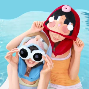 Popmart Crybaby Tears into the Sea Series 2-in-1 Neck Pillow Blanket Peripheral Gift
