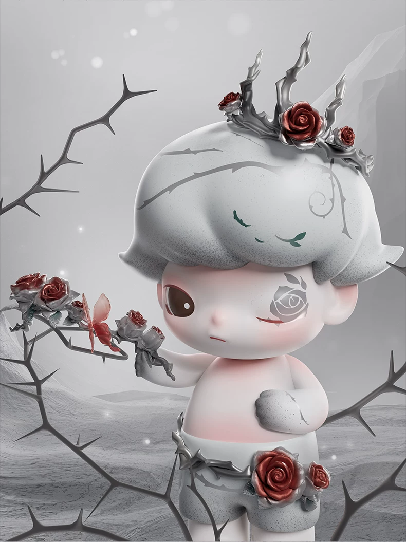 Popmart Mega Just Dimoo 400% Thorn Ornament Gift - Image 4