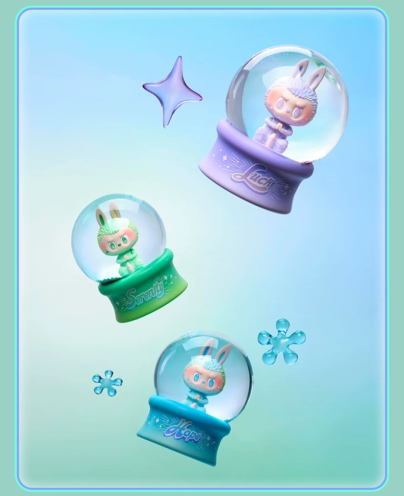 Bubble Mart the Monsters High-Energy Blind Box Crystal Ball Labubu Gift - Image 4