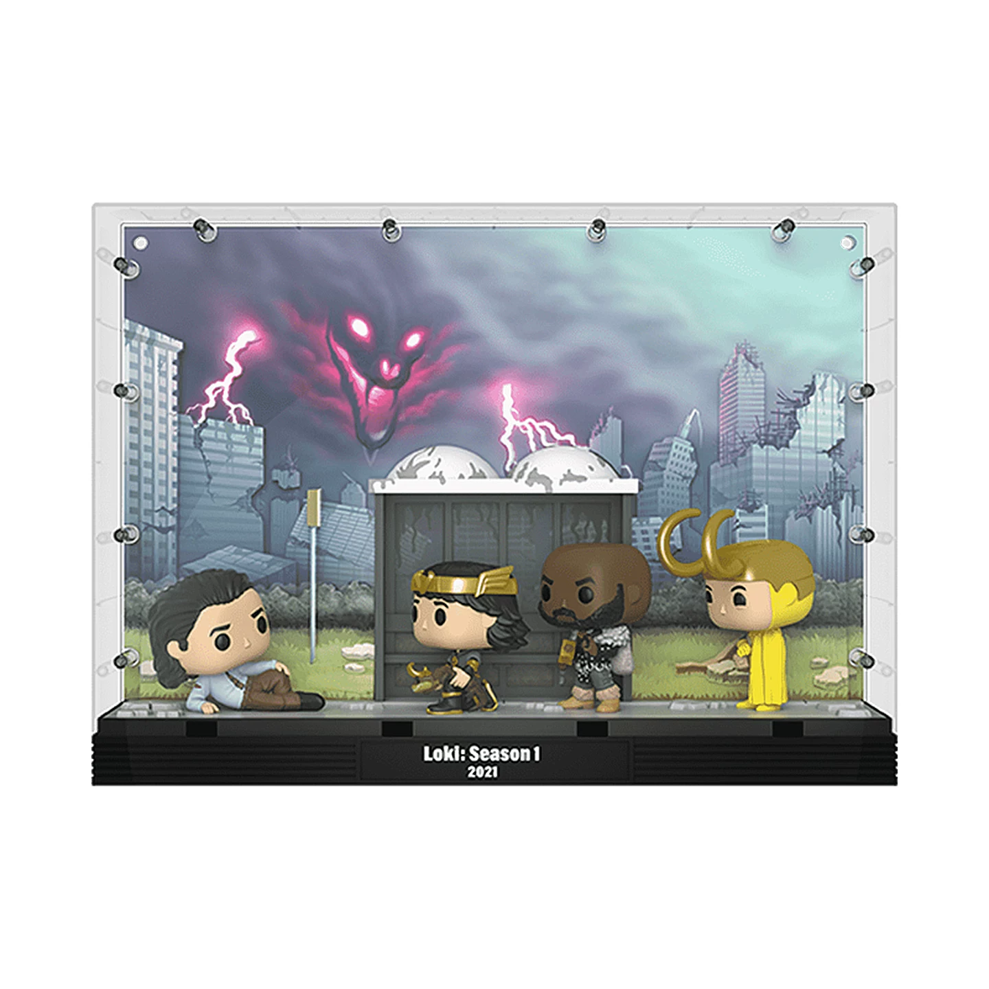 Funko Pop Marvel Loki Peripheral Scene Figure Comic Cover Trendy Toy Figurine Gift