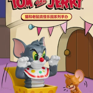 Popmart Tom and Jerry Funny Paradise Series Figures Blind Box Toys Ornaments Gifts