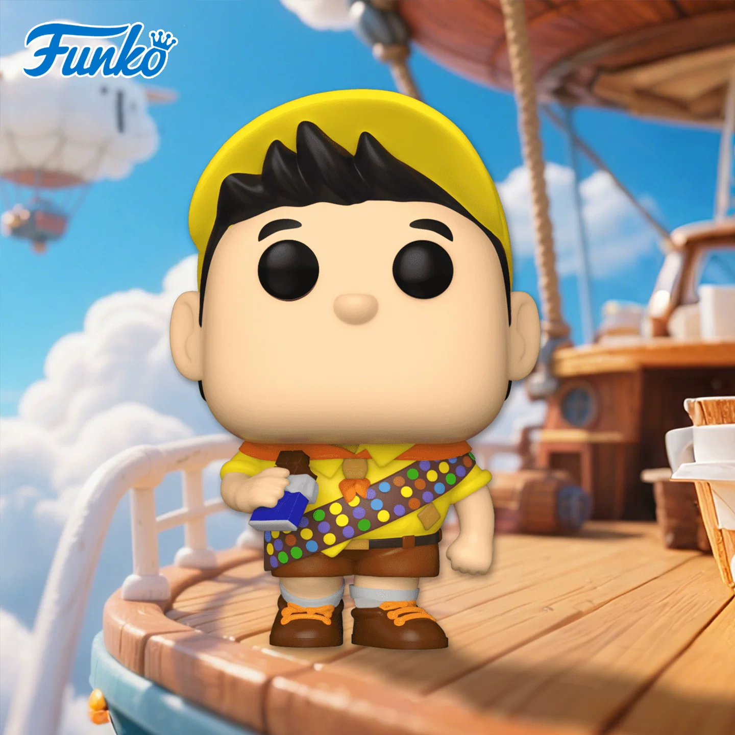 Funko Pop Disney up Russell Carl Merchandise Figurines Trendy Toys Dolls Ornaments Gifts - Image 3