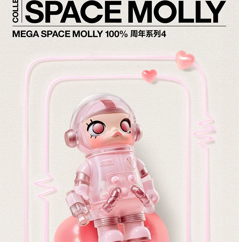 Popmart Mega Space Molly 100% Anniversary Series 4 Blind Box Toy Gift