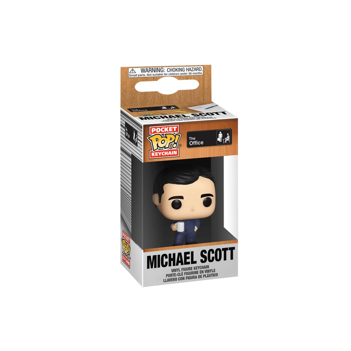 Funko American Tv Series the Office Michael Scott Keychain Pendant Peripheral Figurine Ornament Doll Gift - Image 3