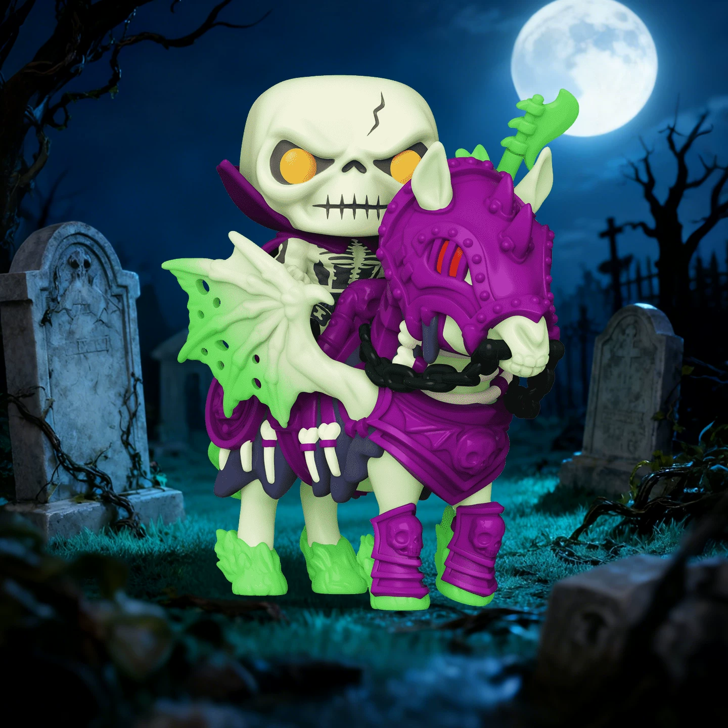 Funko Fusion Pop Universe Giant X-Man Collaboration Peripheral Horror Nightmare Glow Figure Doll Gift - Image 8