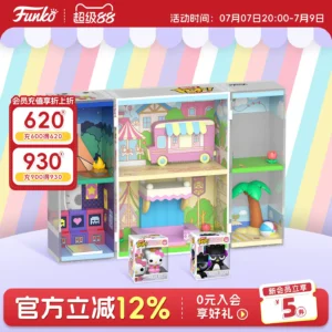 Funko Sanrio Hello Kitty and Cool Penguin Peripheral Cute Scene Figurines and Gifts