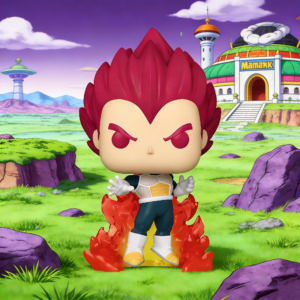Funko Pop Dragon Ball Super Saiyan God Vegeta Peripheral Figurine Trendy Toy Decoration Doll Gift