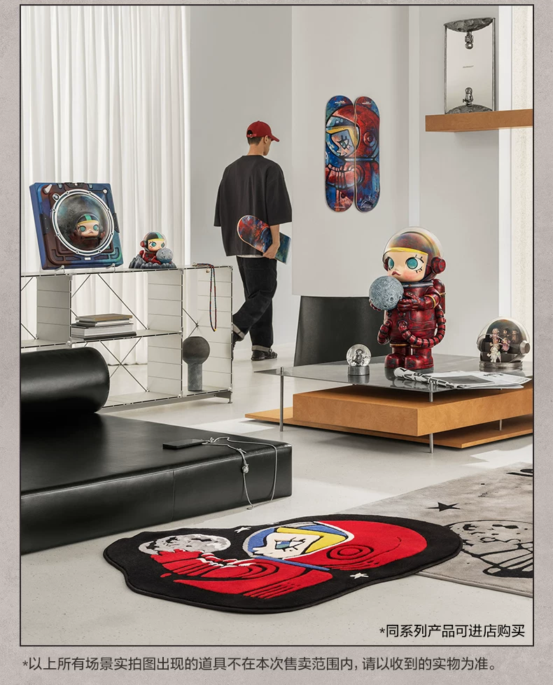 Popmart Mega Space Molly Hello, Moon Alien Carpet Home Gift - Image 4