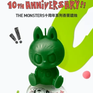 Popmart the Monsters 10Th Anniversary Series Scented Candle Blind Box Labubu Gift
