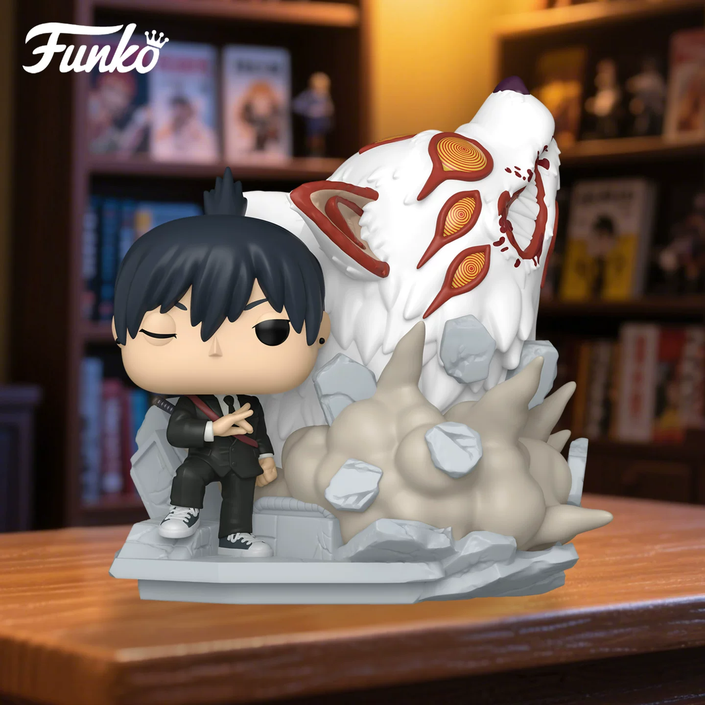 Funko Pop Chainsaw Man Aizawa Kyou Demon Fox Merchandise Figure Decoration Doll Gift - Image 2