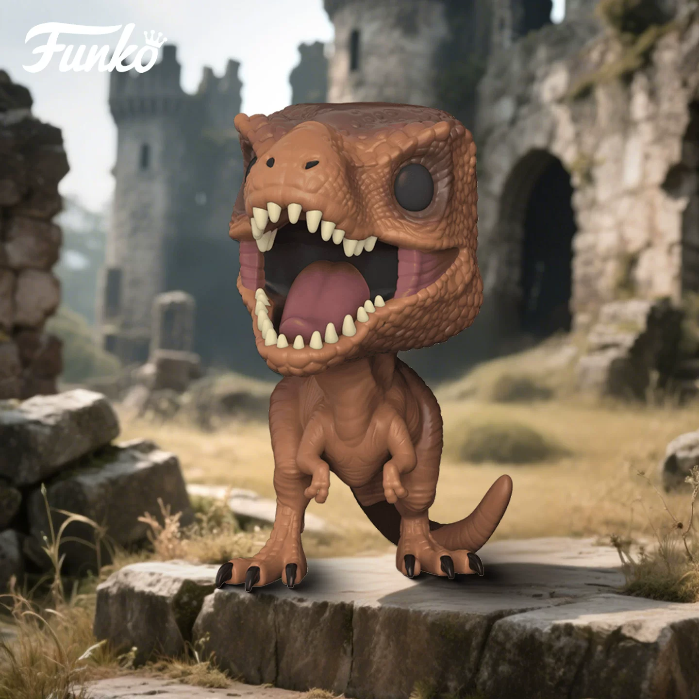 Funko Jurassic Park Tyrannosaurus Velociraptor T-Rex Triceratops Dilophosaurus Dinosaur Figurine Gift - Image 3