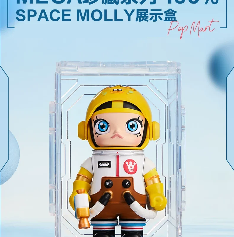 Popmart Mega Collection 100% Space Molly Blind Box Storage Display Box