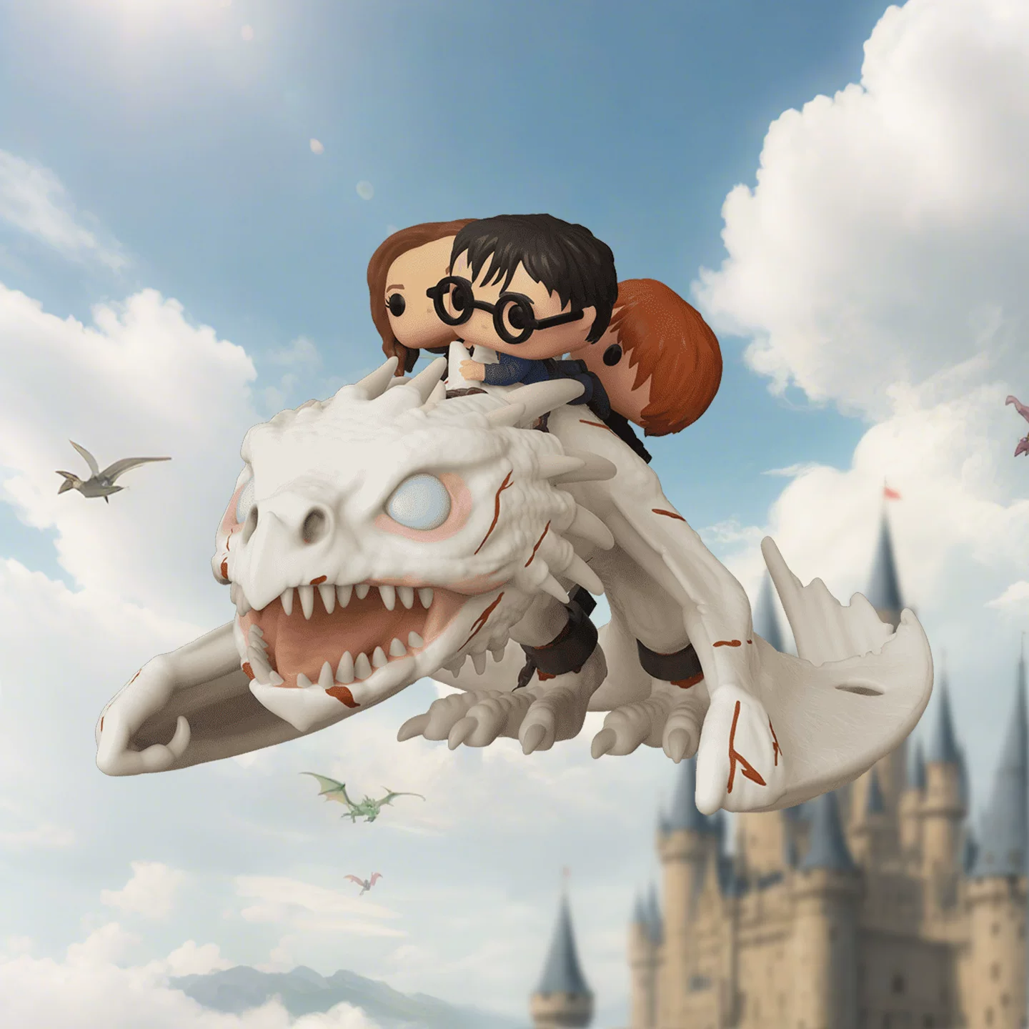 Funko Harry Potter Hermione Ginny Ron Hagrid Dumbledore Snape Peripheral Figurines Gifts - Image 5