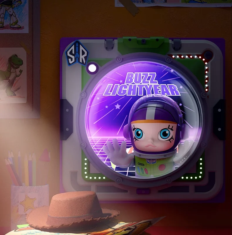 Popmart Mega Space Molly Buzz Lightyear "Overlooking the View" 3D Painting Regular Edition
