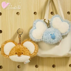 Playful Plush Doll Keychain Doll Bag Pendant Couple Cute Healing Small Pendant New Year Gift