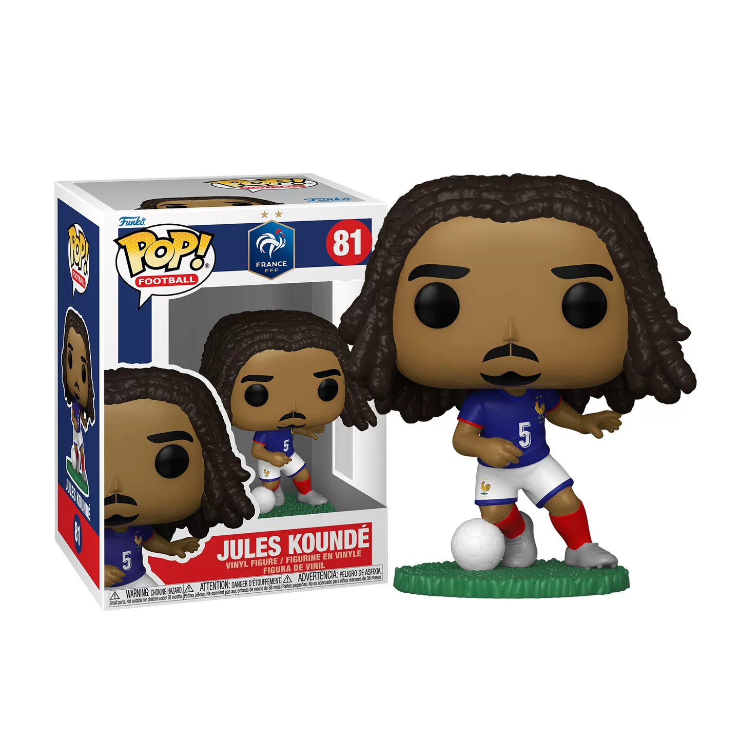 Funko Pop Football France National Team Jules Kounde Star Player Figure Desktop Ornament Doll Gift - Image 2