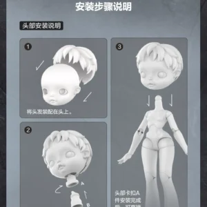 Popmart Skullpanda × Hamcus 1/6 Movable Doll Gift Ornaments
