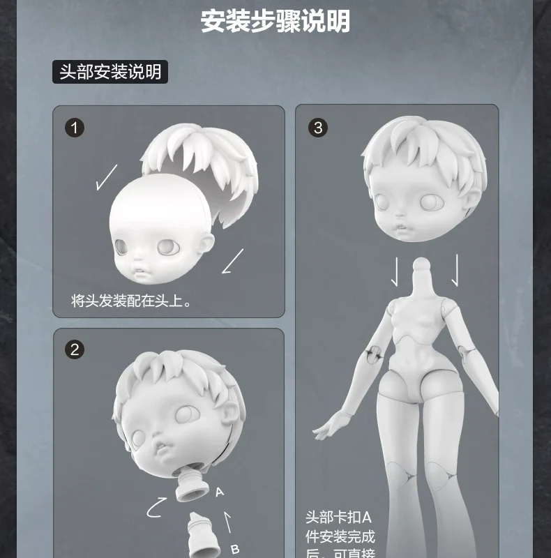 Popmart Skullpanda × Hamcus 1/6 Movable Doll Gift Ornaments