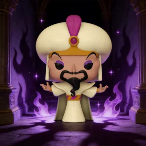 Funko Pop Disney Villain Jafar from Aladdin Magic Lamp Merchandise Figurine Decoration Doll Gift