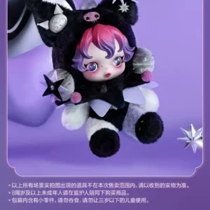 Bubble Mart Θ Skullpanda × My Melody Coolomi Plush Doll Pendant Gift