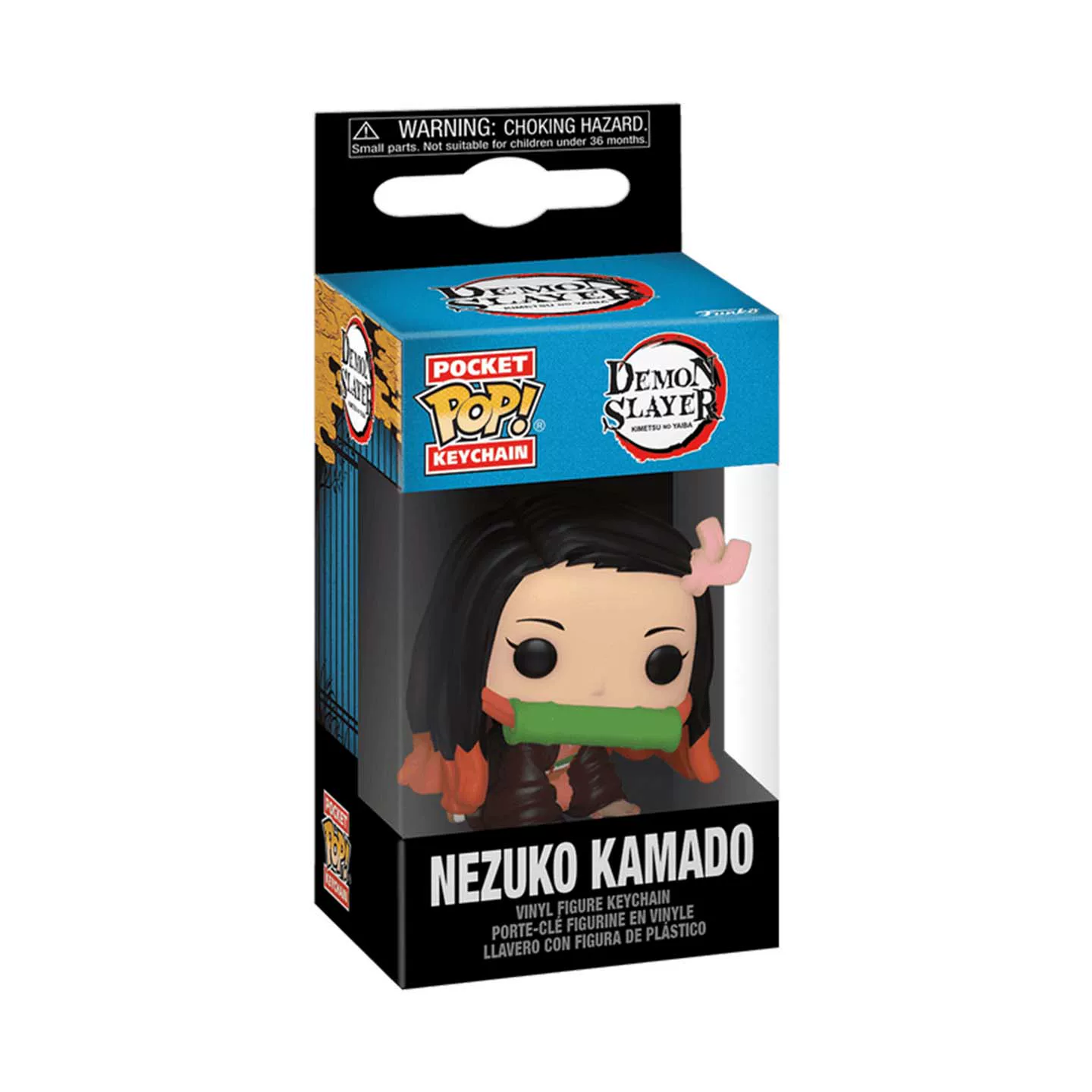 Funko Demon Slayer Nezuko Keychain Japanese Anime Peripheral Figure Trendy Toy Pendant Doll Gift - Image 4