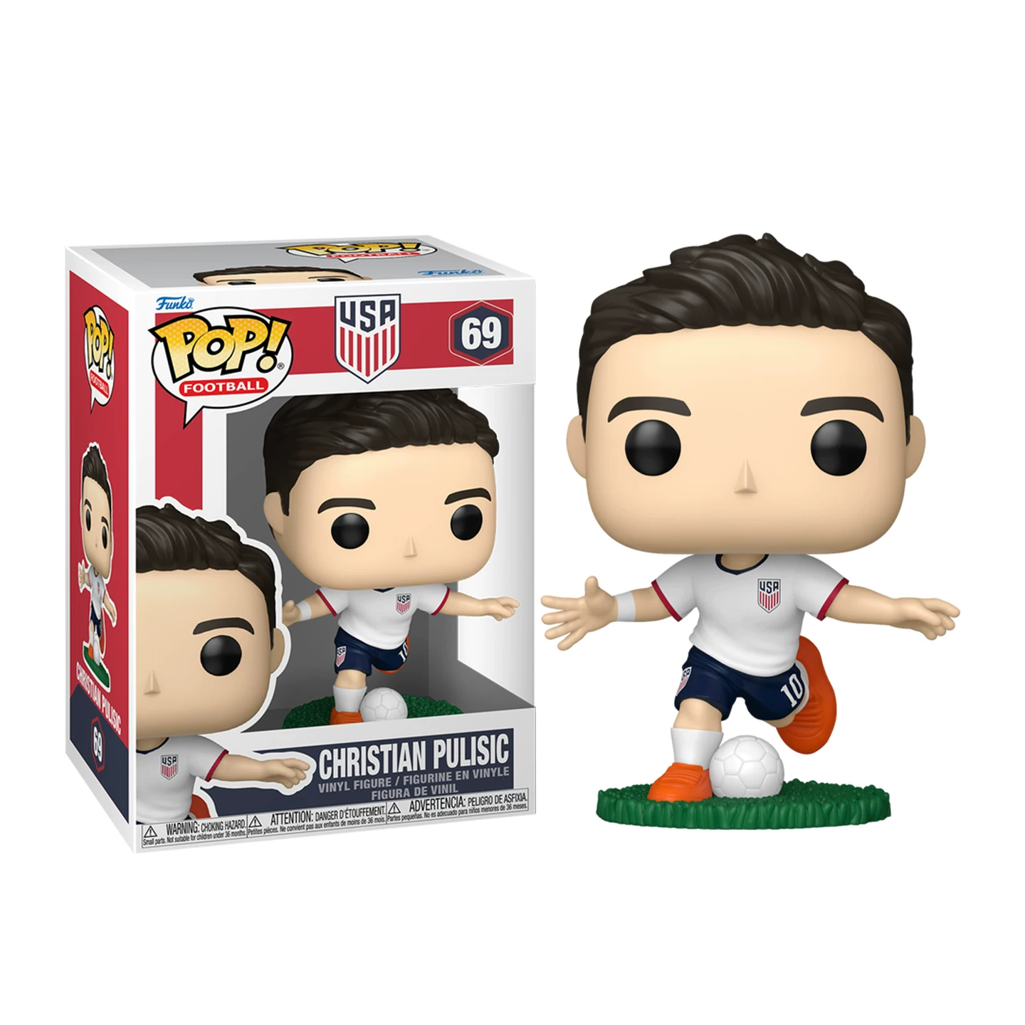 Funkopop Football United States National Team Reyna Pulisic Mckenny Peripheral Figurines Ornaments Dolls Gifts - Image 4