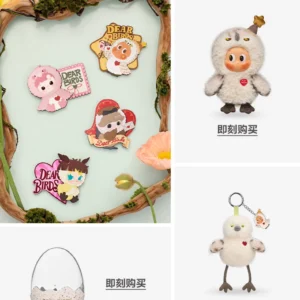 Popmart Dear Birds Series Refrigerator Magnets Blind Box Home Accessories Gifts