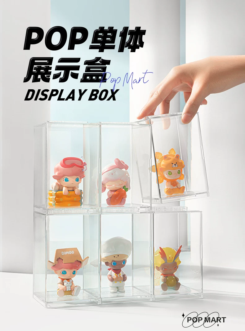 Popmart Bubble Mart Doll Figure Display Box Blind Box Toy Figure Transparent Dustproof Storage Box - Image 3