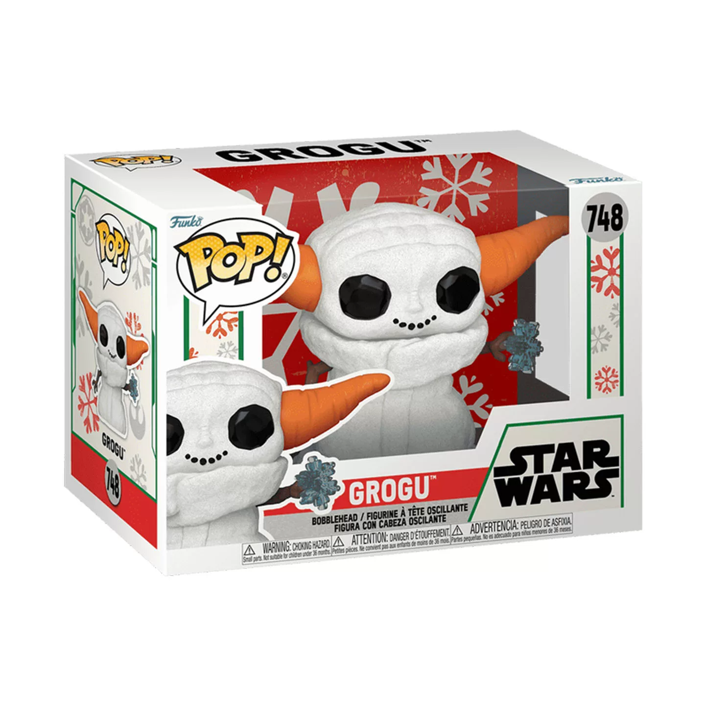Funkopop Star Wars the Mandalorian Baby Yoda Snowman Gugu Peripheral Figurines Ornaments Dolls Gifts - Image 4