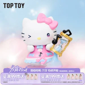 TOPTOY Sanrio Family Time and Space Movement Series Figure Blind Box Kurome hellokitty Gift Ornament