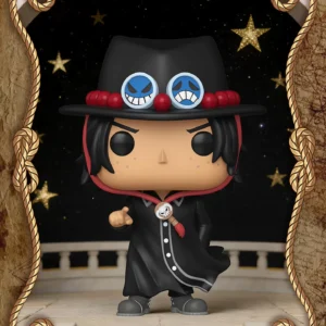 Funko One Piece Collaboration Fire Ace Figure Peripheral One Piece Anime Trendy Toy Figurine Gift