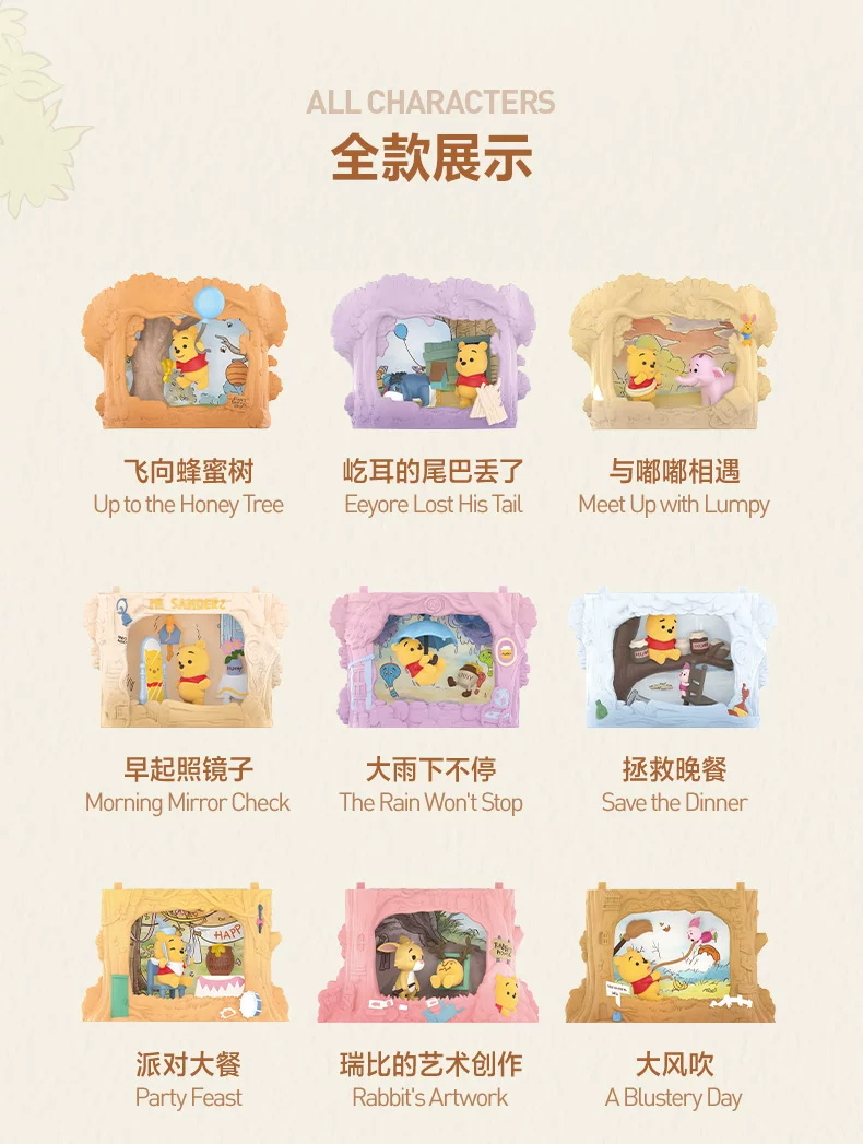 Popmart Winnie the Pooh Treehouse Theater Series Figure Blind Box Toy Decoration Gift - Image 7
