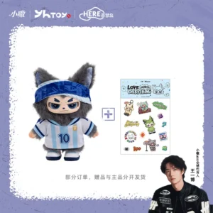 Wang Yibo endorses Xiao Ao × Argentina national team plush elevator card