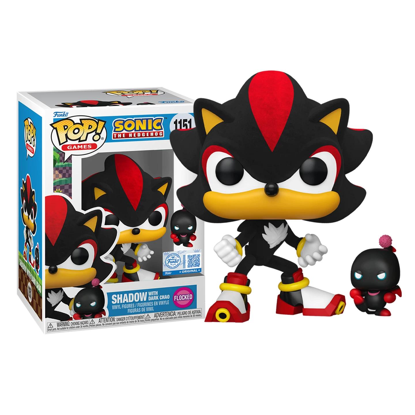 Funko Sonic the Hedgehog Dark Shadow Dark Shadow-Themed Merchandise Figurine Trendy Toy Display Doll Gift - Image 3