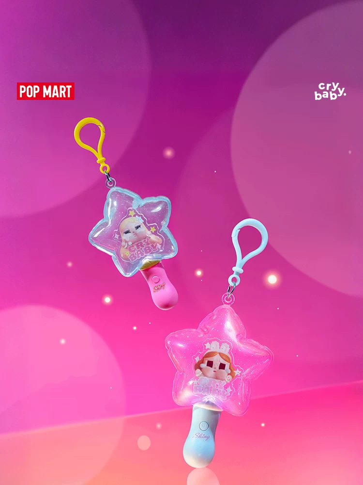Popmart Crybaby Shiny Shiny Series Luminous Pendant Blind Box Merchandise - Image 8