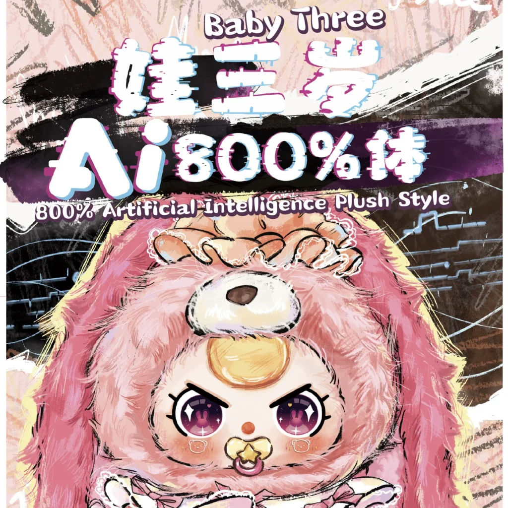 Baby Three AI 800% intelligent toy dialogue plush doll blind box