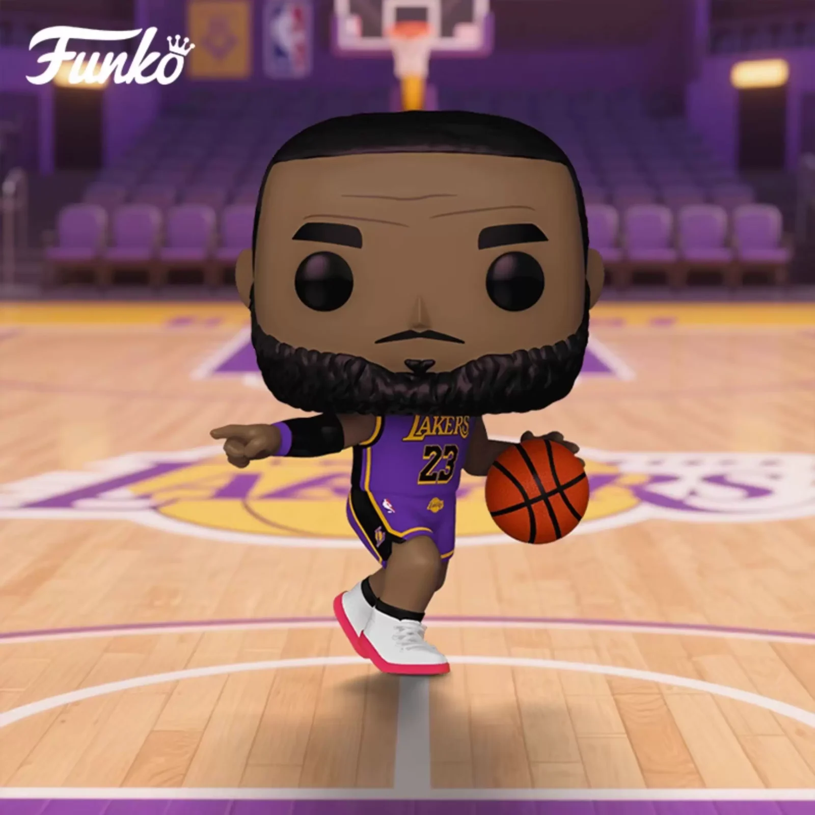 Funko Basketball Nba Lakers Lebron James Star Peripheral Figure Ornament Doll Gift - Image 4