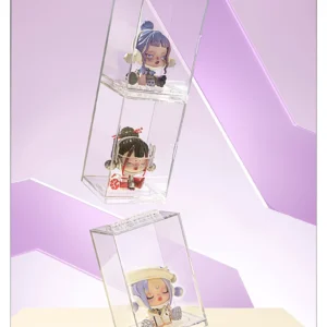 Popmart Bubble Mart Doll Figure Display Box Blind Box Toy Figure Transparent Dustproof Storage Box