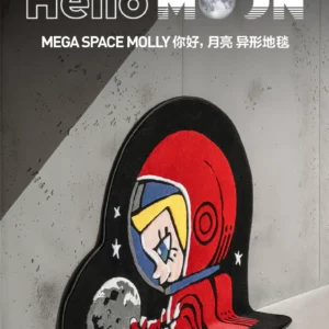 Popmart Mega Space Molly Hello, Moon Alien Carpet Home Gift