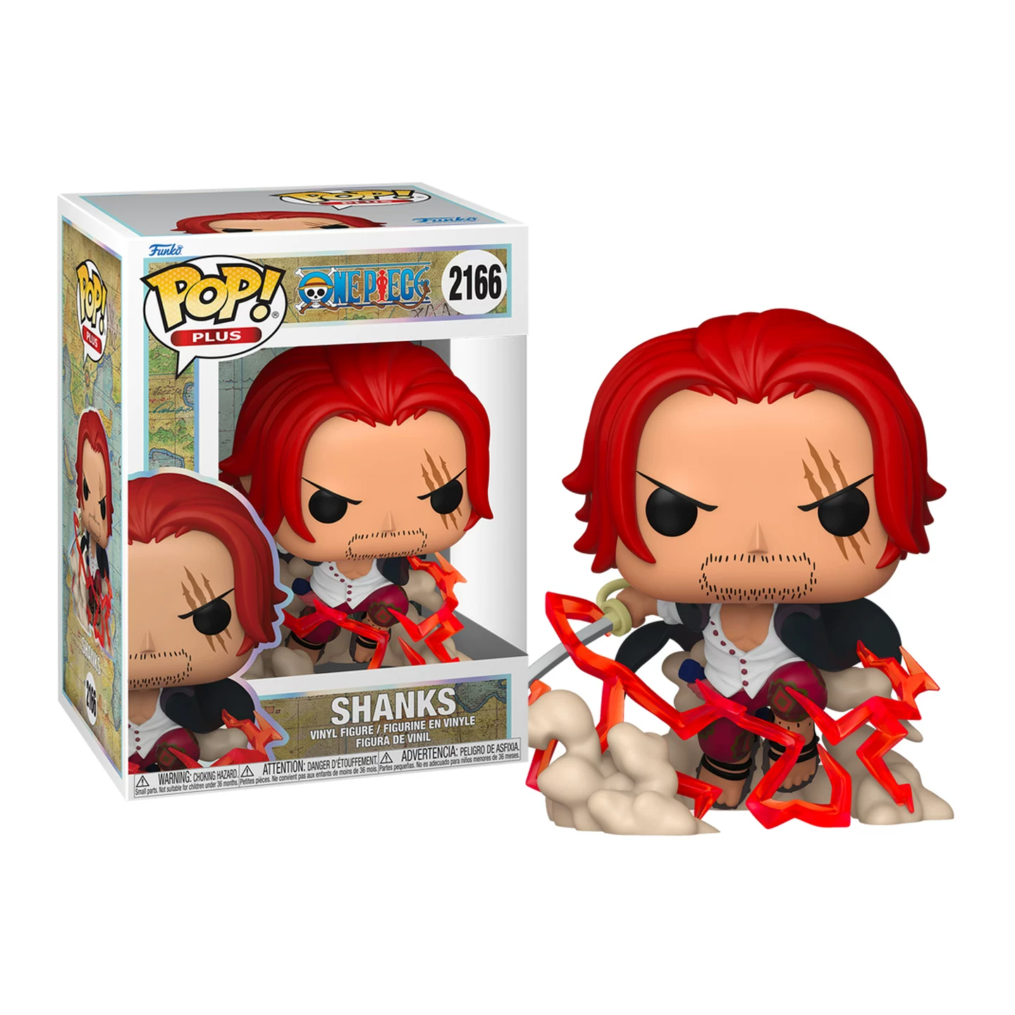 Funko Pop One Piece Red-Haired Shanks One Piece Japanese Anime Peripheral Figure Trendy Toy Decoration Doll Gift - Image 5