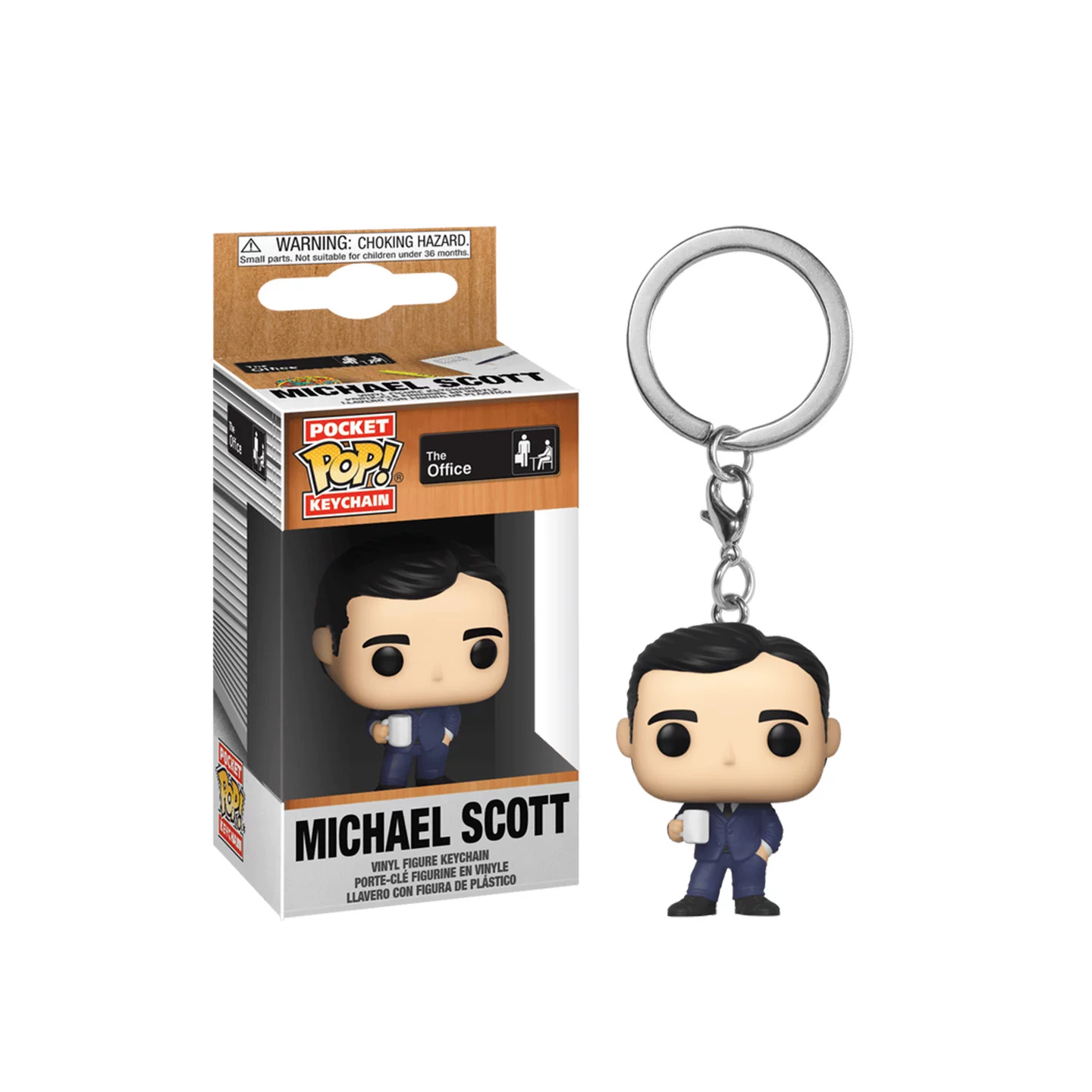 Funko American Tv Series the Office Michael Scott Keychain Pendant Peripheral Figurine Ornament Doll Gift - Image 5