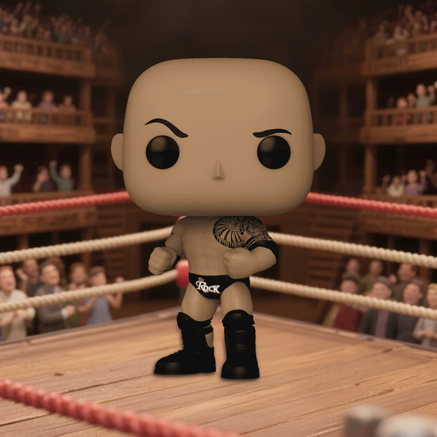 Funko Pop Legendary Wrestling Superstar the Rock Johnson Wwe Merchandise Figurine Trendy Toy Decoration Gift - Image 4
