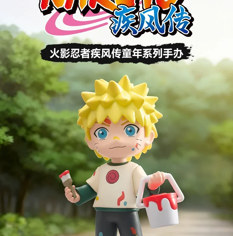 Popmart Naruto Shippuden Childhood Series Figurine Blind Box Decoration Toy Gift
