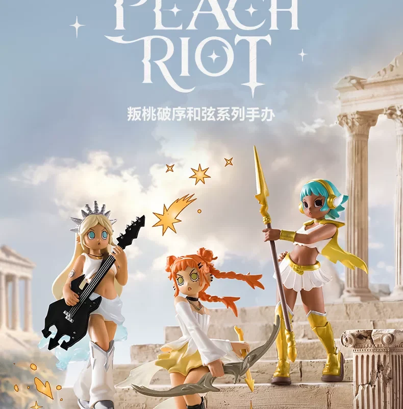 Popmart Peach Riot Rebellious Peach Disruptive Chord Series Figure Blind Box Gift